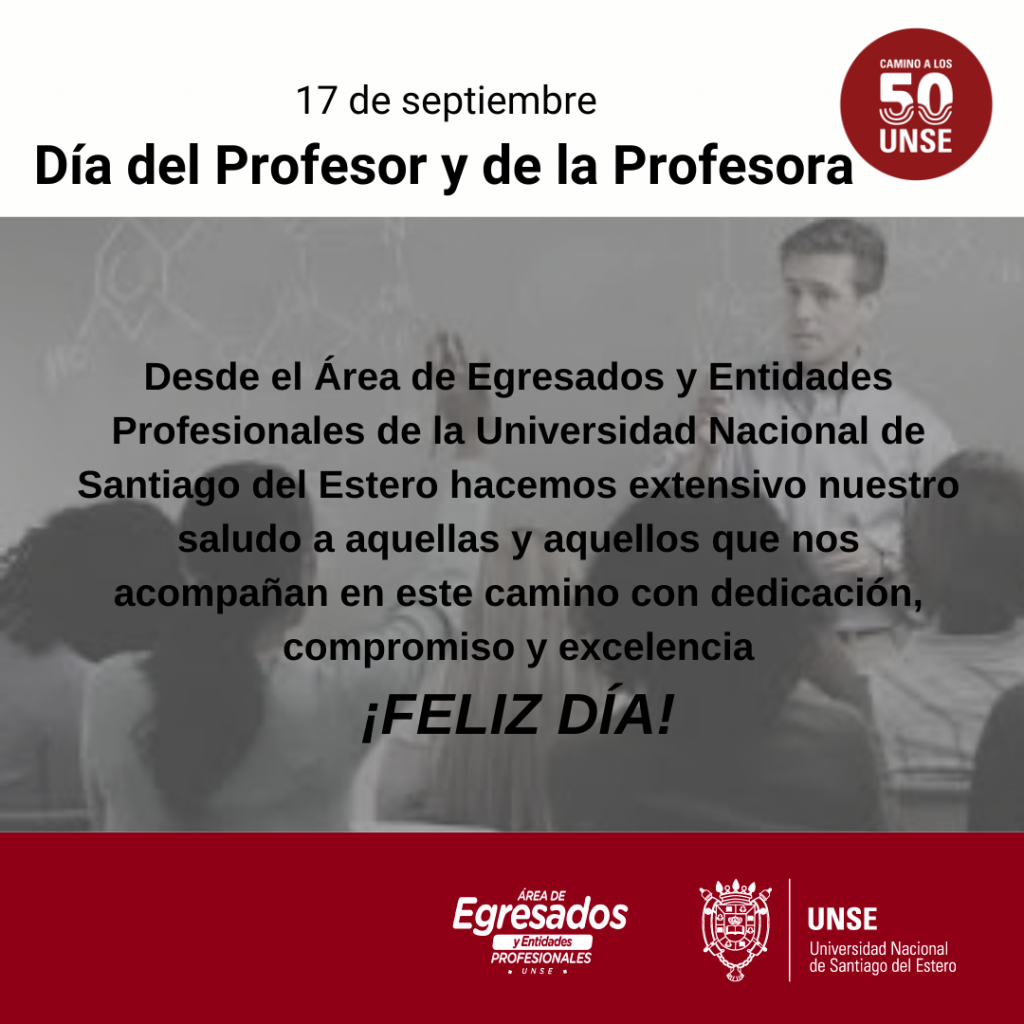 17 de septiembre: Día del Profesor y de la Profesora