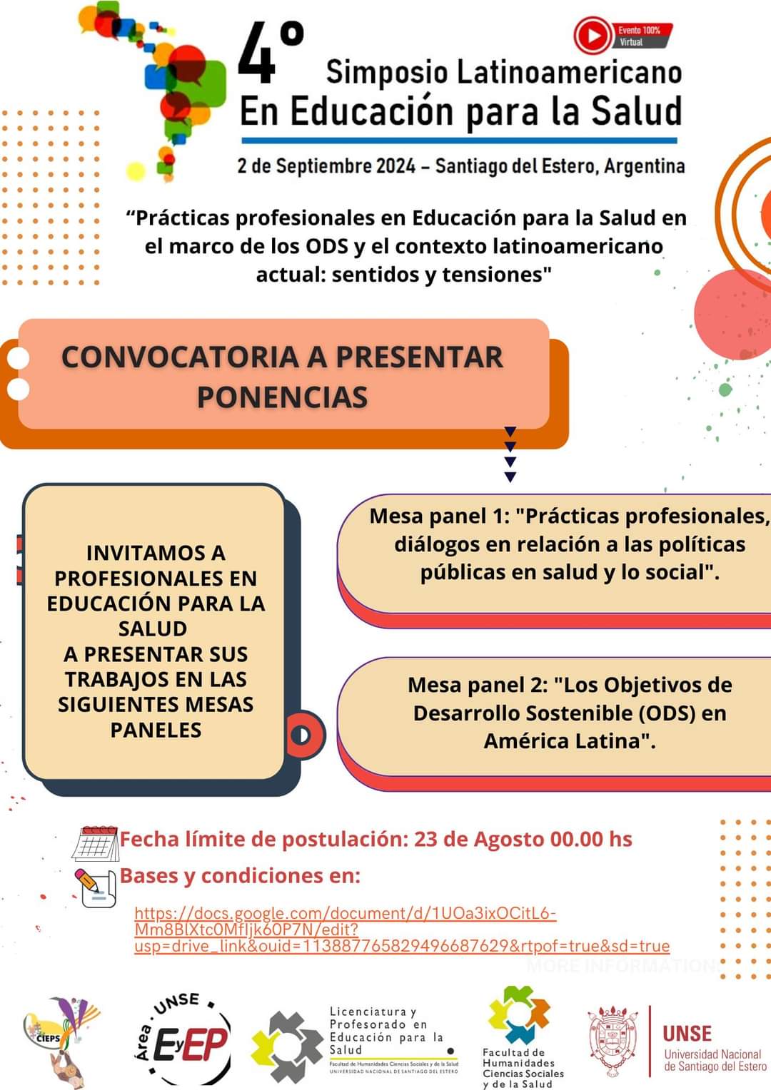 4º Simposio Latinoamericano en Educación para la Salud